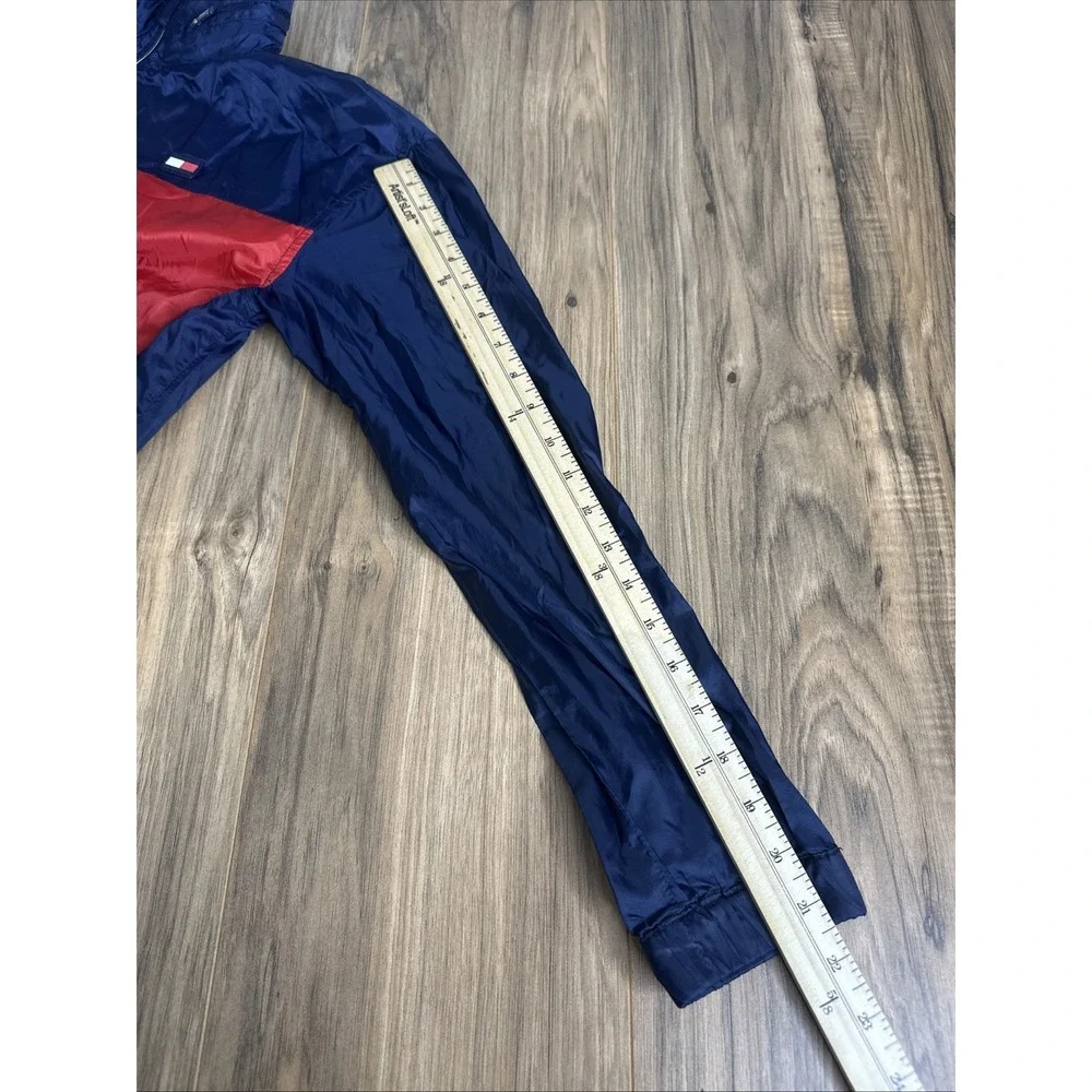 Tommy Hilfiger Windbreaker Jacket‎ Girls Youth Medium Navy